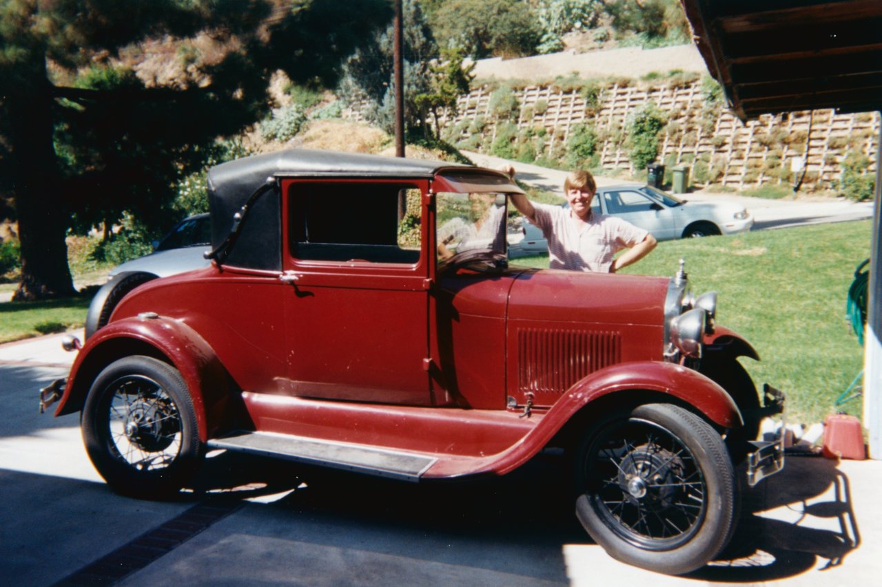 Adrian and Model A at Markridge